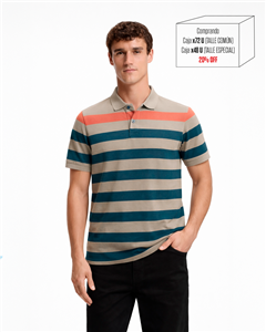 P5008 - Chomba Jersey Rayada